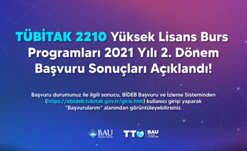 TUBITAK 2210 Master Scholarship Programs 2nd Term of 2021 Application Results Are Announced